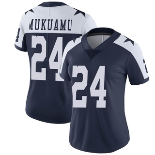 Limited Israel Mukuamu Women's Dallas Cowboys Alternate Vapor Untouchable Jersey - Navy