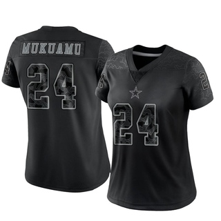 Limited Israel Mukuamu Women's Dallas Cowboys Reflective Jersey - Black