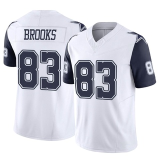 Limited Jalen Brooks Men's Dallas Cowboys 2nd Alternate Vapor F.U.S.E. Jersey - White