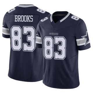 Limited Jalen Brooks Men's Dallas Cowboys Vapor F.U.S.E. Jersey - Navy