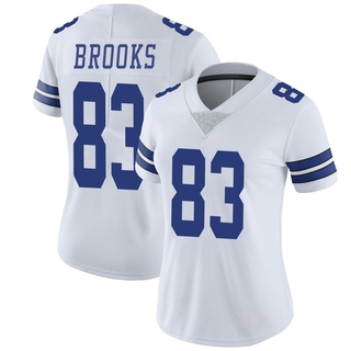 Limited Jalen Brooks Women's Dallas Cowboys Vapor Untouchable Jersey - White