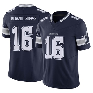 Limited Jalen Moreno-Cropper Men's Dallas Cowboys Vapor F.U.S.E. Jersey - Navy