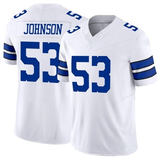 Limited Jason Johnson Men's Dallas Cowboys Vapor F.U.S.E. Jersey - White