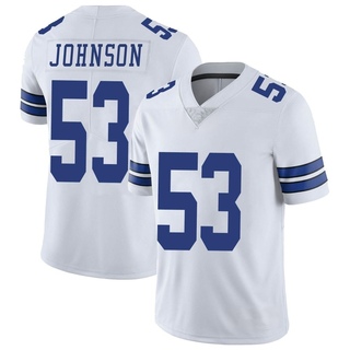 Limited Jason Johnson Men's Dallas Cowboys Vapor Untouchable Jersey - White