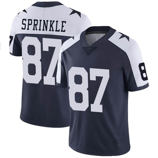 Limited Jeremy Sprinkle Men's Dallas Cowboys Alternate Vapor Untouchable Jersey - Navy