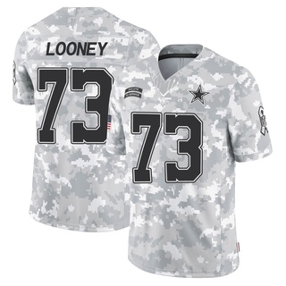 Limited Joe Looney Men's Dallas Cowboys 2024 Salute to Service Jersey - Arctic Camo