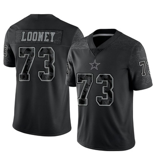 Limited Joe Looney Men's Dallas Cowboys Reflective Jersey - Black