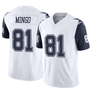 Limited Jonathan Mingo Men's Dallas Cowboys 2nd Alternate Vapor F.U.S.E. Jersey - White