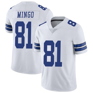 Limited Jonathan Mingo Men's Dallas Cowboys Vapor Untouchable Jersey - White