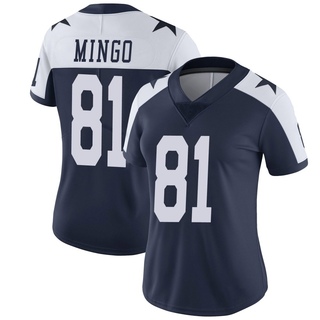 Limited Jonathan Mingo Women's Dallas Cowboys Alternate Vapor Untouchable Jersey - Navy