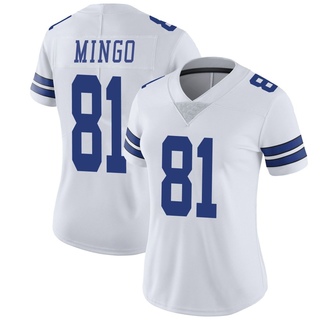 Limited Jonathan Mingo Women's Dallas Cowboys Vapor Untouchable Jersey - White