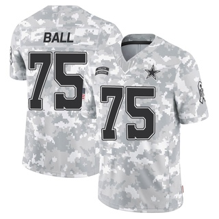 Limited Josh Ball Men's Dallas Cowboys 2024 Salute to Service Jersey - Arctic Camo