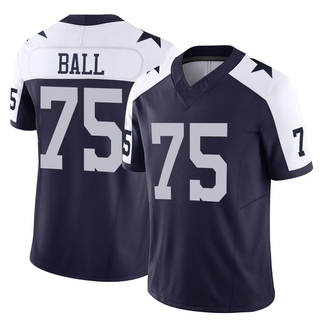 Limited Josh Ball Men's Dallas Cowboys Alternate Vapor F.U.S.E. Jersey - Navy