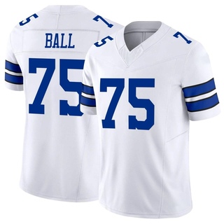 Limited Josh Ball Men's Dallas Cowboys Vapor F.U.S.E. Jersey - White