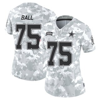 Limited Josh Ball Women's Dallas Cowboys 2024 Salute to Service Jersey - Arctic Camo