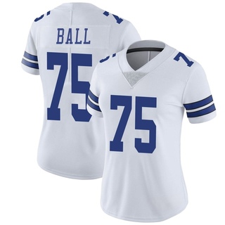 Limited Josh Ball Women's Dallas Cowboys Vapor Untouchable Jersey - White