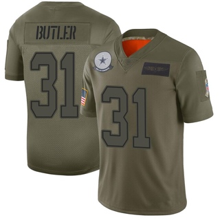 Limited Josh Butler Men's Dallas Cowboys 2019 Salute to Service Jersey - Camo