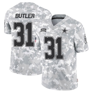 Limited Josh Butler Men's Dallas Cowboys 2024 Salute to Service Jersey - Arctic Camo