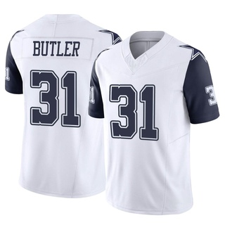 Limited Josh Butler Men's Dallas Cowboys 2nd Alternate Vapor F.U.S.E. Jersey - White