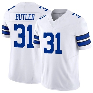 Limited Josh Butler Men's Dallas Cowboys Vapor F.U.S.E. Jersey - White