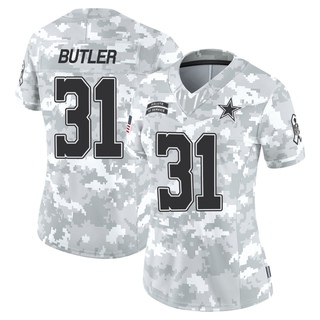 Limited Josh Butler Women's Dallas Cowboys 2024 Salute to Service Jersey - Arctic Camo