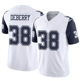 Limited Josh DeBerry Men's Dallas Cowboys 2nd Alternate Vapor F.U.S.E. Jersey - White