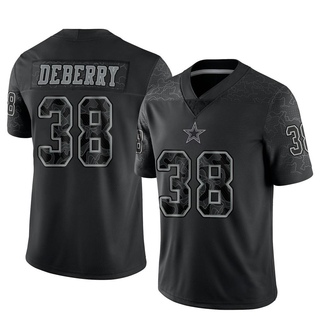 Limited Josh DeBerry Youth Dallas Cowboys Reflective Jersey - Black