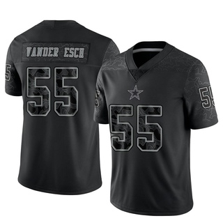 Limited Leighton Vander Esch Men's Dallas Cowboys Reflective Jersey - Black