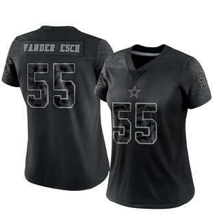 Limited Leighton Vander Esch Women's Dallas Cowboys Reflective Jersey - Black