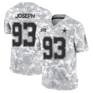 Limited Linval Joseph Men's Dallas Cowboys 2024 Salute to Service Jersey - Arctic Camo