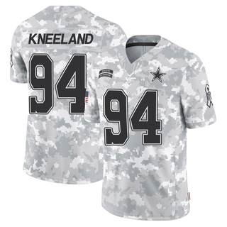 Limited Marshawn Kneeland Men's Dallas Cowboys 2024 Salute to Service Jersey - Arctic Camo