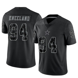 Limited Marshawn Kneeland Men's Dallas Cowboys Reflective Jersey - Black