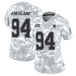 Limited Marshawn Kneeland Women's Dallas Cowboys 2024 Salute to Service Jersey - Arctic Camo