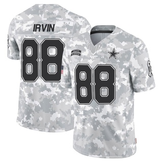 Limited Michael Irvin Youth Dallas Cowboys 2024 Salute to Service Jersey - Arctic Camo