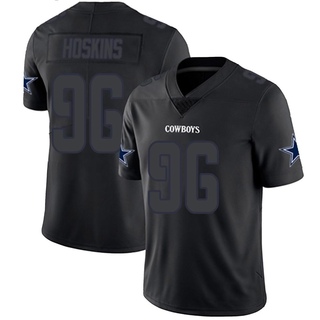 Limited Phil Hoskins Men's Dallas Cowboys Jersey - Black Impact