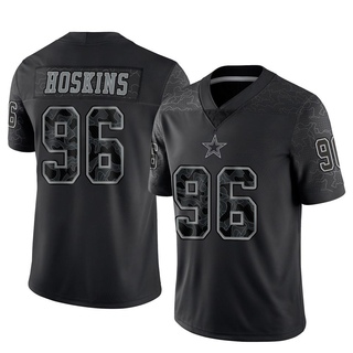 Limited Phil Hoskins Men's Dallas Cowboys Reflective Jersey - Black