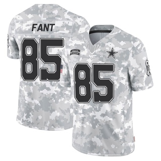 Limited Princeton Fant Youth Dallas Cowboys 2024 Salute to Service Jersey - Arctic Camo