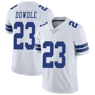 Limited Rico Dowdle Men's Dallas Cowboys Vapor Untouchable Jersey - White