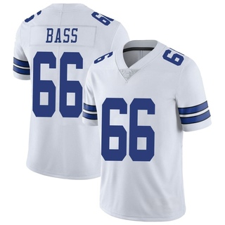 Limited T.J. Bass Men's Dallas Cowboys Vapor Untouchable Jersey - White