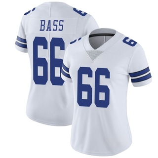 Limited T.J. Bass Women's Dallas Cowboys Vapor Untouchable Jersey - White