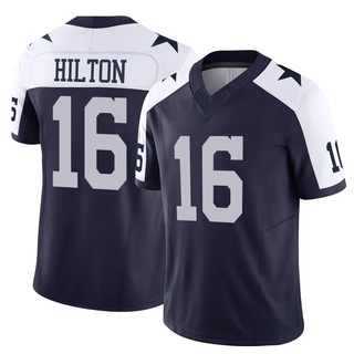 Limited T.Y. Hilton Men's Dallas Cowboys Alternate Vapor F.U.S.E. Jersey - Navy