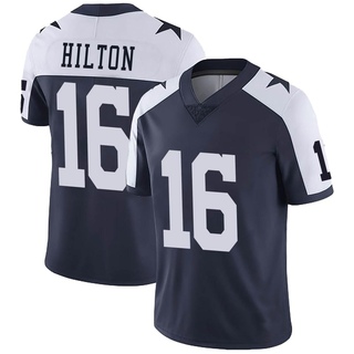 Limited T.Y. Hilton Men's Dallas Cowboys Alternate Vapor Untouchable Jersey - Navy