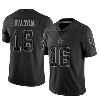 Limited T.Y. Hilton Men's Dallas Cowboys Reflective Jersey - Black