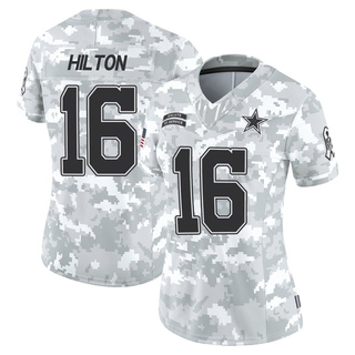 Limited T.Y. Hilton Women's Dallas Cowboys 2024 Salute to Service Jersey - Arctic Camo