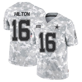 Limited T.Y. Hilton Youth Dallas Cowboys 2024 Salute to Service Jersey - Arctic Camo