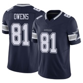 Limited Terrell Owens Men's Dallas Cowboys Vapor F.U.S.E. Jersey - Navy