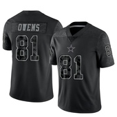 Limited Terrell Owens Youth Dallas Cowboys Reflective Jersey - Black