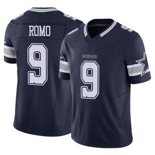 Limited Tony Romo Men's Dallas Cowboys Vapor F.U.S.E. Jersey - Navy