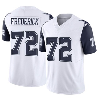 Limited Travis Frederick Men's Dallas Cowboys 2nd Alternate Vapor F.U.S.E. Jersey - White