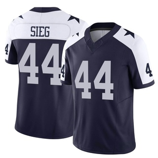 Limited Trent Sieg Men's Dallas Cowboys Alternate Vapor F.U.S.E. Jersey - Navy